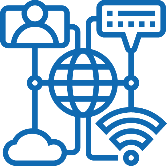 Ícone que representa o mercado de telecomunicações
